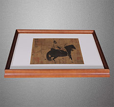 雅安市书画装裱配框服务案例